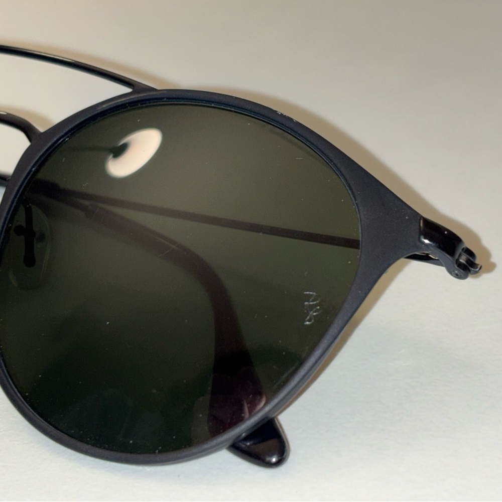 Ray-Ban Black and Green Aviator Sunglasses - Picture 3 of 3